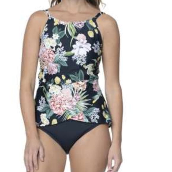 Jantzen | Swim | Nwt Womens Jantzen High Neck Drape Tankini Size | Poshmark
